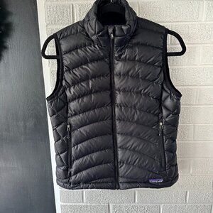 Black Patagonia Down Vest, Small
